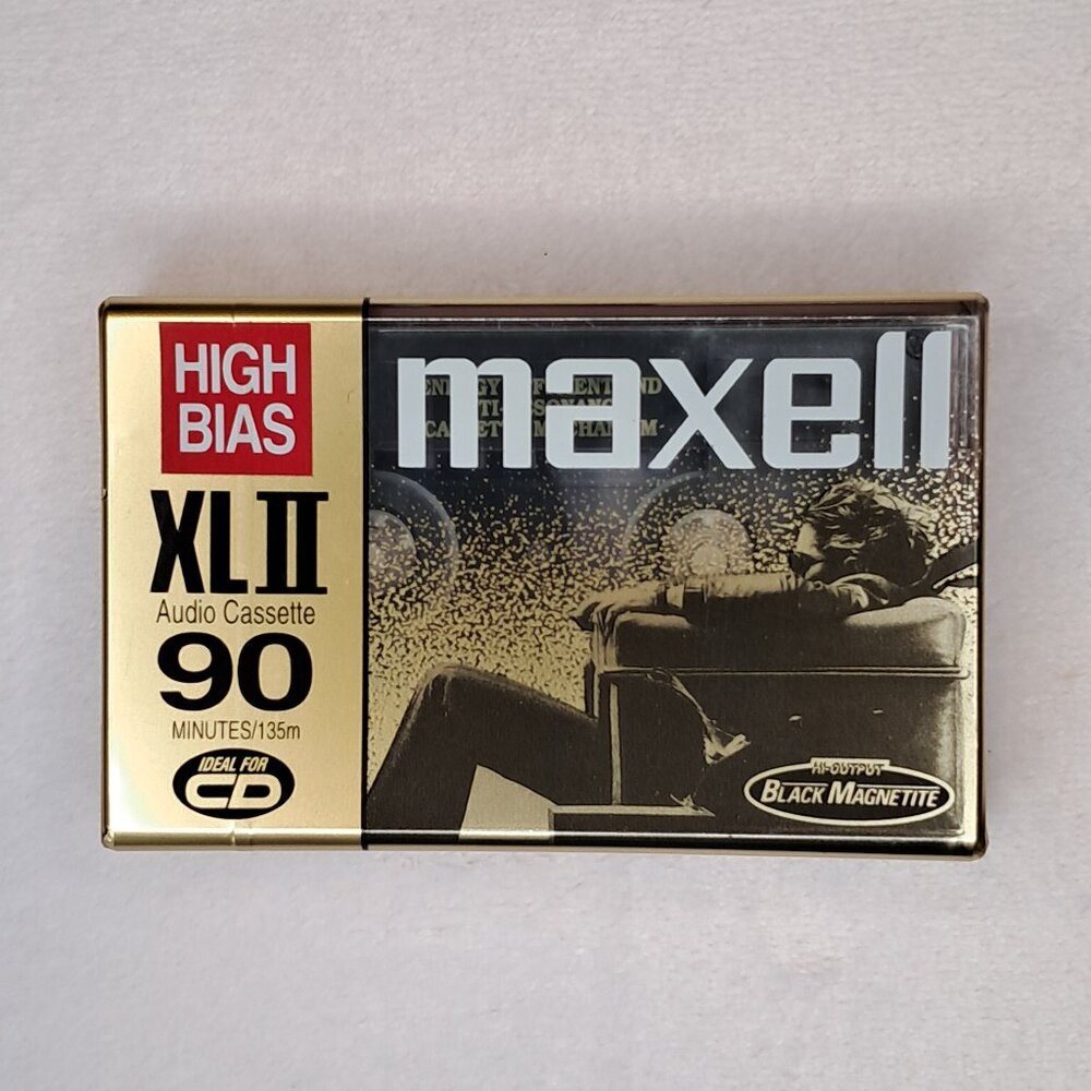 Maxell XLII 90 High Bias Audio Cassette Tape - Brand New & Sealed